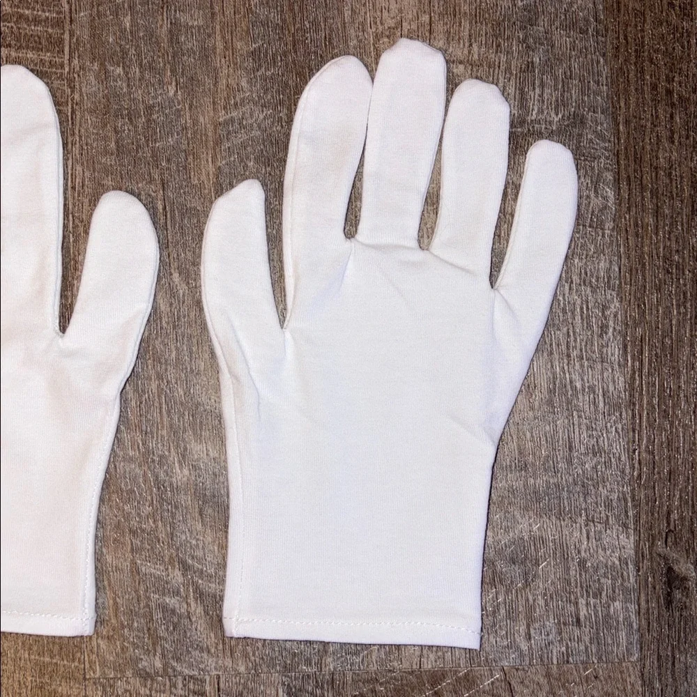 Unbranded White Church Dress Up Short Gloves